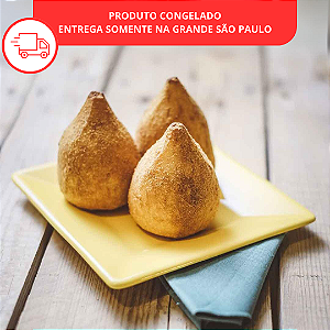 Coxinha Fit Palmito - Caixa com 15 coxinhas em 05 embalagens com 03 unidades cada - 105g por porção com 03 unidades