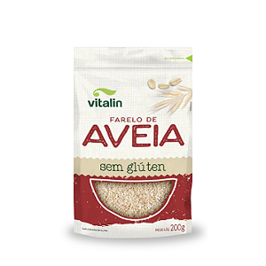Farelo de Aveia 200g  VITALIN - SEM GLÚTEN