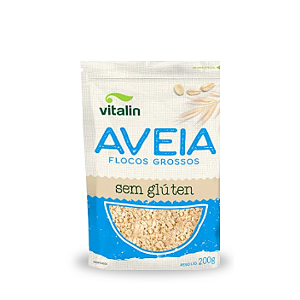 Aveia Flocos 200g  VITALIN - SEM GLÚTEN