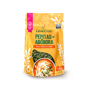 PEPITA DE ABÓBORA - sachê 100g - Lev Croc