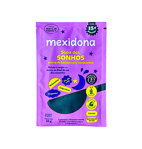 Sopa dos Sonhos 31g Mexidona com Melatonina e LTriptofano- rende 01 porção individual 200ml