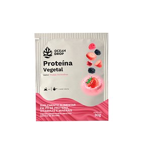 Proteína vegetal Frutas Vermelhas OCEAN DROP- 01 sachê 30g