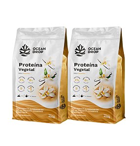 KIT - 2 Proteína Vegetal Baunilha OCEAN DROP com 02 sachês 450g cada