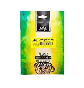 Chá Cardo Mariano sachê 30g sementes KAMPO DAS ERVAS