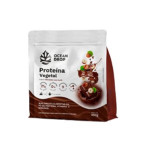 Proteína Vegetal Chocolate com avelã OCEAN DROP - 01 sachê 450g
