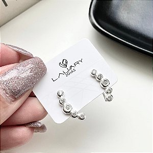 Brinco Ear Cuff Louise Prata 925