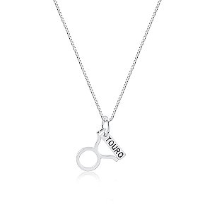 Colar Signo Touro Prata 925