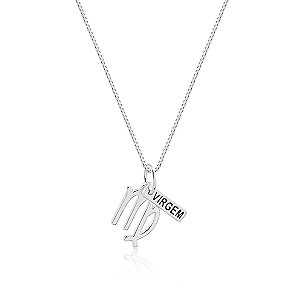 Colar Signo Virgem Prata 925
