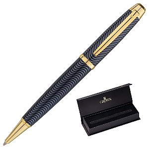 Caneta Crown Metal Metal Drezden Esferográfica