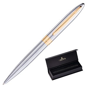 Caneta Crown Metal Avant Esferográfica Prata