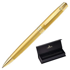 Caneta Crown Metal Master Gold Esferográfica Gold