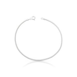 Pulseira Pipoca 1,5mm de Prata 925