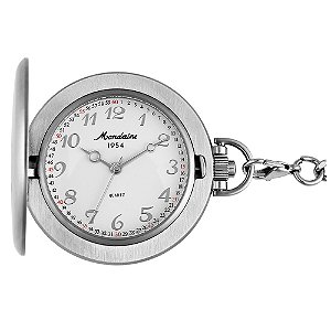 Relógio de Bolso Mondaine Analógico Aço Prata Abertura Automática 1954 99780G0MVNE3