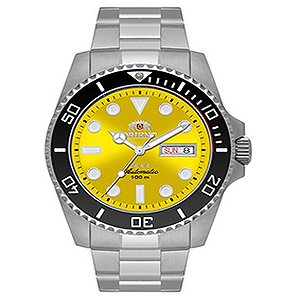 Relógio Orient Masculino Submariner NH3SS011 Automa AmaRelo
