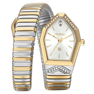 Relógio Euro Serpentes Snake EU2035ZDA/5K Bicolor Bracelete