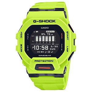 Relógio Casio G-Shock G-Squad Esportivo Amarelo GBD-200-9DR Origina