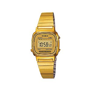 Relógio Casio Vintage LA670WGA-9DF Dourado Mini