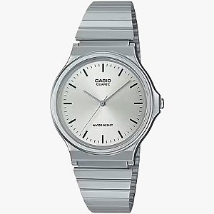 Relógio Casio Vintage MQ-24D-7EDF Prata Minimalista