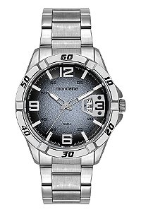 Relógio Mondaine Masculino Analógico Clássico Casual Aço Prata 33029G0MVNE4