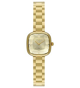 Relógio Feminino Mini Orient Dourado Lgss0063 C1kx Joia Dourado Dourado