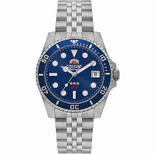 Relógio Orient Masculino Automático Submariner Safira Azul YN6SS023 D1SX Original