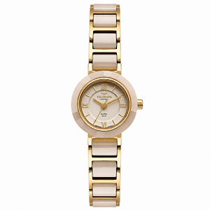 Relógio Technos 2035LWF/1X Feminino Cerâmica Nude 23mm Safira