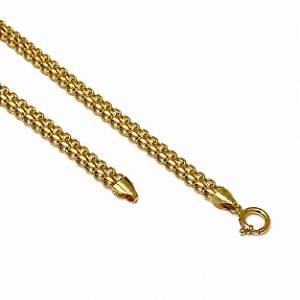 Pulseira Elo Lacraia 5mm Ouro 18K