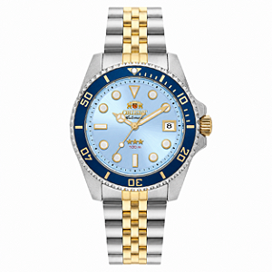 Relógio Orient YN6TT023 A1SK Automático Bicolor Safira 39mm