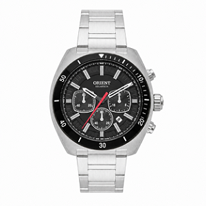 Relogio Orient MBSSC286 G1SX Solar Cronografo Prata 42mm