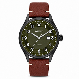 Relógio Orient Solar MPSC1017E2NX Masculino Pulseira Couro