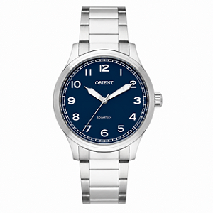 Relógio Orient Solartech MBSS0018D2SX Fundo Azul 39,5mm