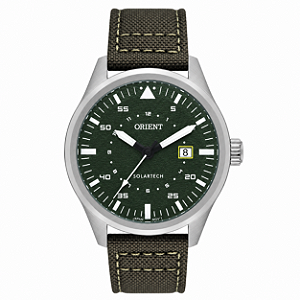 Relógio Orient Masculino Solar MBSN1004E1EX Nato Verde 42mm