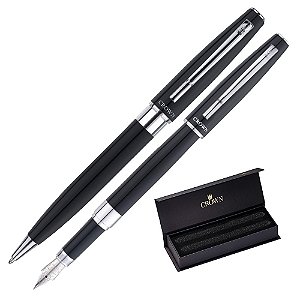 Kit Barcelona Esfero + Tinteiro - Preta