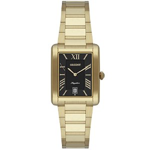 Relógio Orient LGSS1021G3KX Tank Dourado Preto