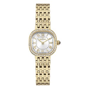 Relógio Technos Feminino Cristais 2025LUV1K Romano 23mm