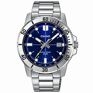 Relógio Casio MTP-VD01D-2EVUDF Aço Mostrador Sunray