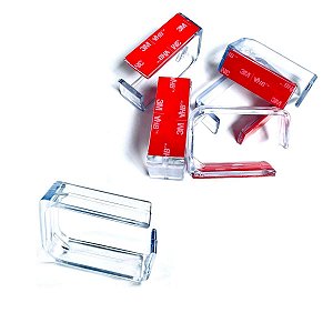 Organizador de Fios Baixo Mesa Oculto Com Fita 3M Original - Transparente