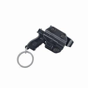 Chaveiro Holster Bélica - Preto