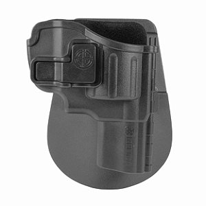 Coldre REVÓLVER 5T Bélica - Cintura/Paddle - Preto
