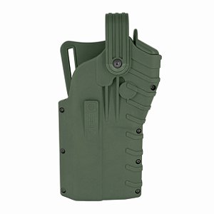 Coldre G5F Mid-Ride Bélica - COM Protetor de Red Dot - Verde