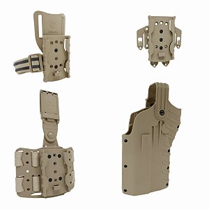 Kit G5F Speed Mid-Ride Bélica - SEM Protetor de Red Dot - Coyote