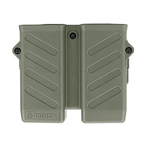 Porta Carregador Duplo VECTOR Bélica - MOLLE - 2 Pontas - Verde
