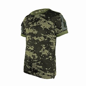 Camiseta Infantil Ranger Kids Camuflada Digital Pântano Bélica