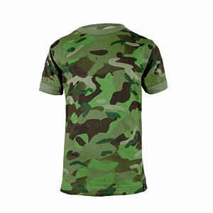 Camiseta Infantil Bélica - Soldier Kids Camuflada Tropic
