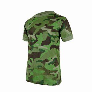 Camiseta Infantil Soldier Kids Camuflada Tropic Bélica