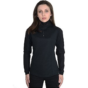 Combat Shirt Feminina Preta - Bélica