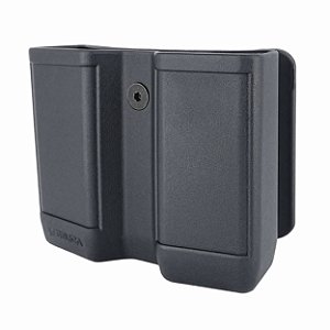 Porta Carregador Duplo Passador Bélica - Preto