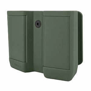 Porta Carregador Duplo Passador Bélica - Verde