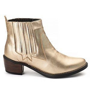 Bota Cano Curto Campero Básic Dourada 0791