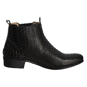 Botina Feminina Anaconda Preto Ref 1100